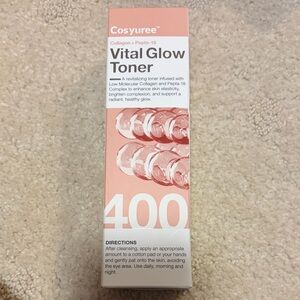 New in Box Cosyuree Collagen Vital Glow Toner - White